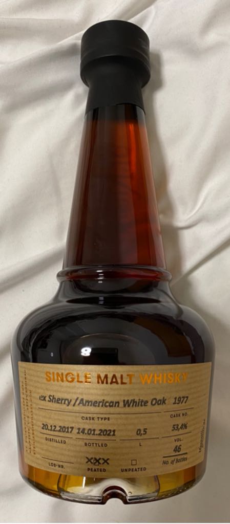 St.Kilian Whisky Z Privat Cask 1977 Ex sherry - St.Kilian (0,5L) alcohol collectible - Main Image 2