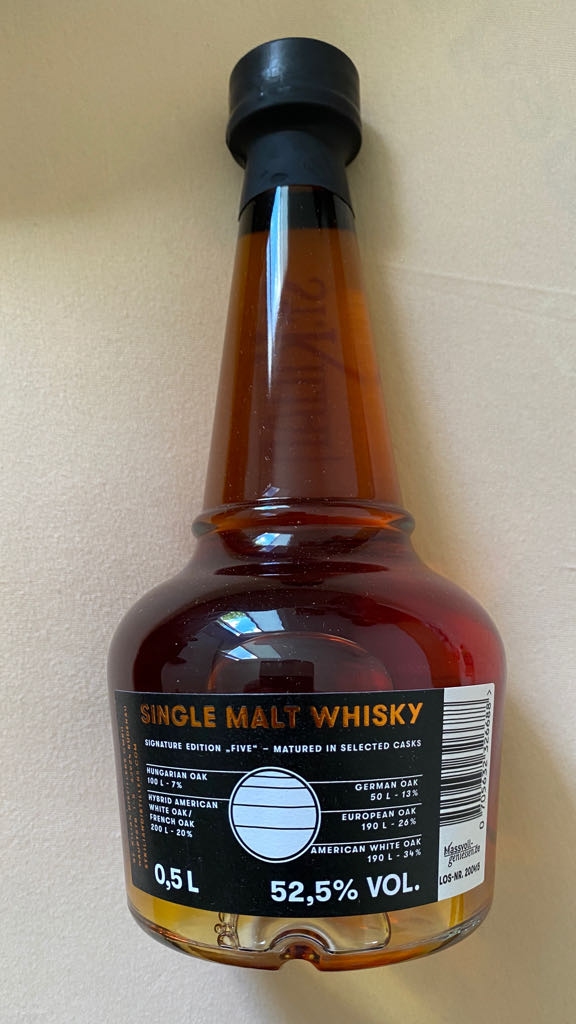 St.Kilian Whisky 05 Five - St.Kilian (0,5L) alcohol collectible - Main Image 2