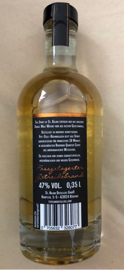 St. Kilian Batch 1 - St.Kilian (0,35mL) alcohol collectible - Main Image 2