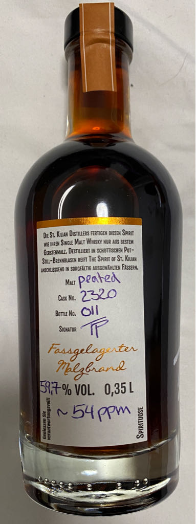St.Kilian Oloroso-Sherry Cask 2320 - St.Kilian (0,35L) alcohol collectible - Main Image 2