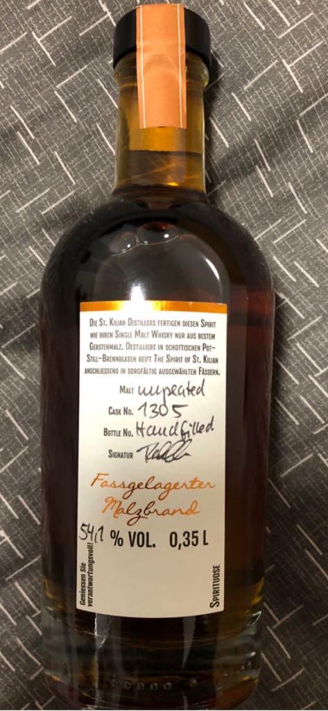 St.Kilian Sherry Cask - St.Kilian (0,35mL) alcohol collectible - Main Image 2