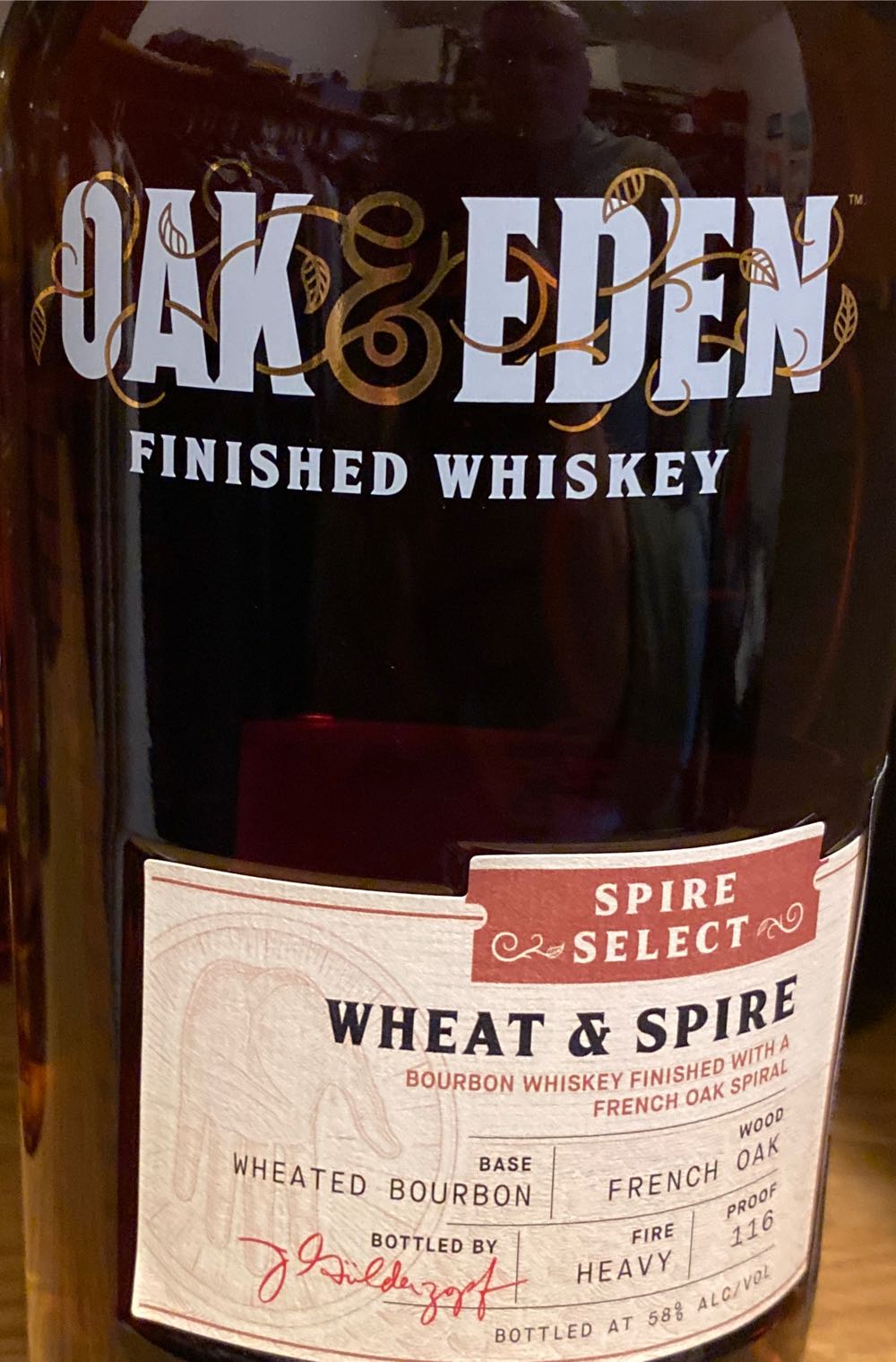 Oak & Eden  (750 mL) alcohol collectible [Barcode 869673000409] - Main Image 2