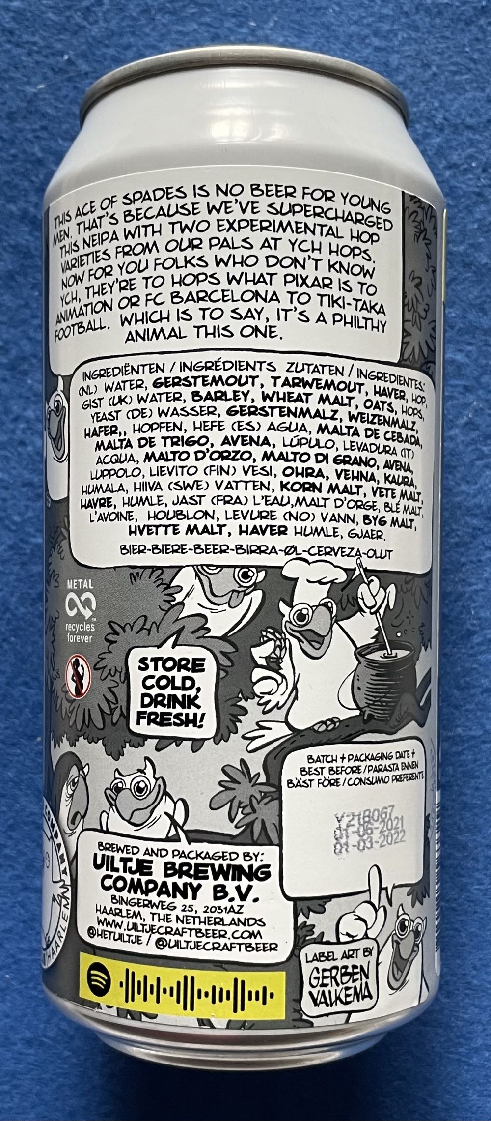 Motörhops - Uiltje Brewing Company (440 mL) alcohol collectible [Barcode 8720254563329] - Main Image 2