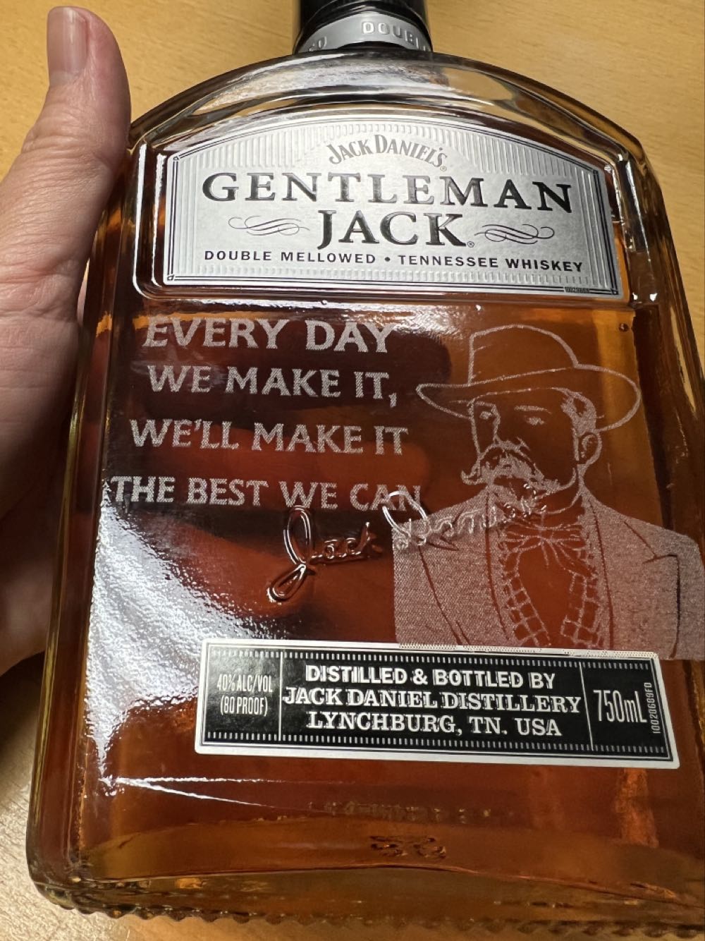 GJ Every Day We Make It … - Jack Daniel’s Distillery, Lynchburg, TN (750 mL) alcohol collectible [Barcode 082184038727] - Main Image 4