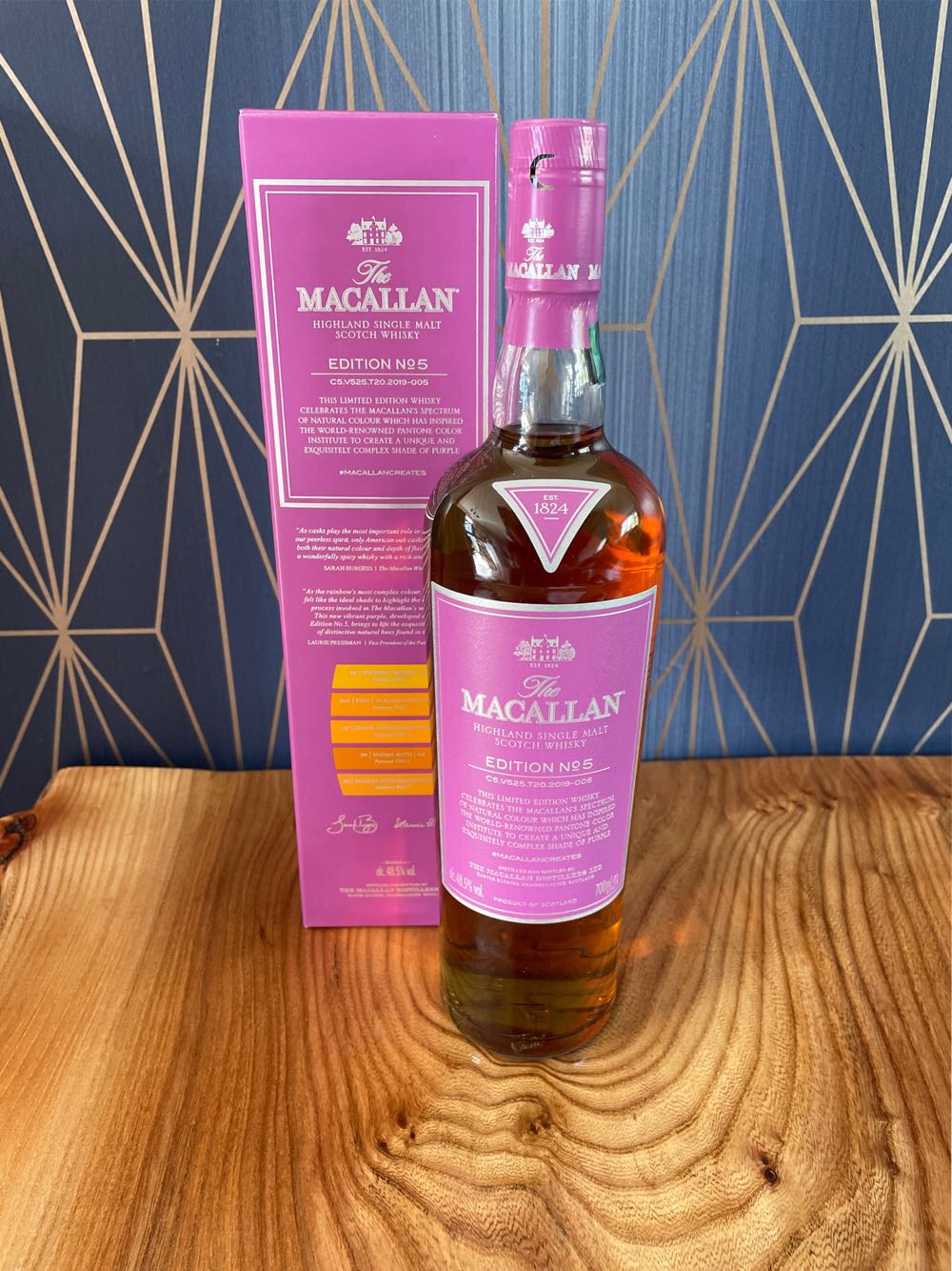 The Macallan Edition No.5 Online For - Macallan (700 mL) alcohol collectible [Barcode 5010314308766] - Main Image 2