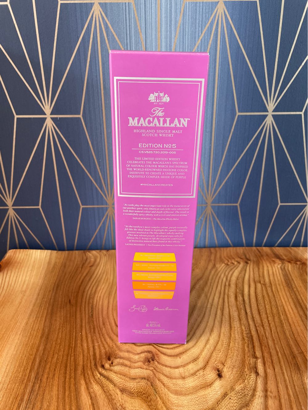 The Macallan Edition No.5 Online For - Macallan (700 mL) alcohol collectible [Barcode 5010314308766] - Main Image 3