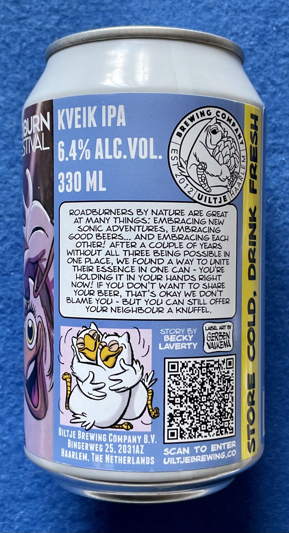 Knuffel - Uiltje Brewing Company (330 mL) alcohol collectible [Barcode 8719325539097] - Main Image 3