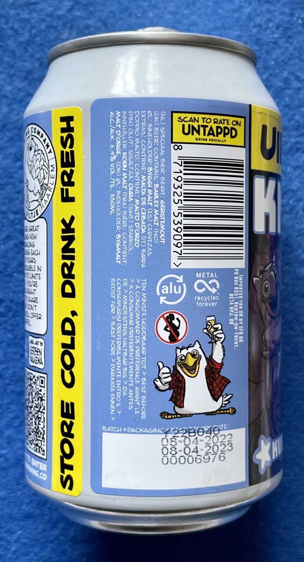 Knuffel - Uiltje Brewing Company (330 mL) alcohol collectible [Barcode 8719325539097] - Main Image 4