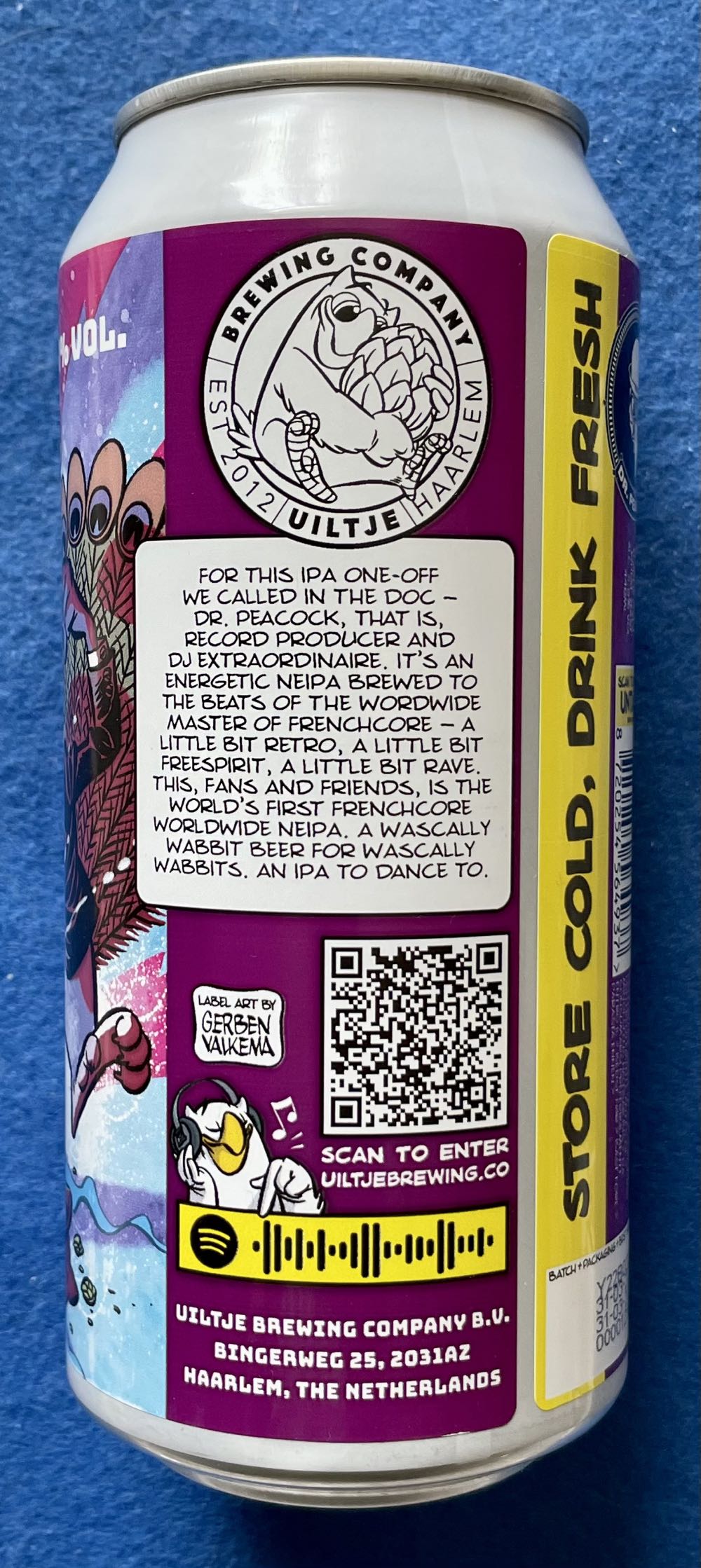 The Docs Medicine - Uiltje Brewing Company (440 mL) alcohol collectible [Barcode 8720254564937] - Main Image 3