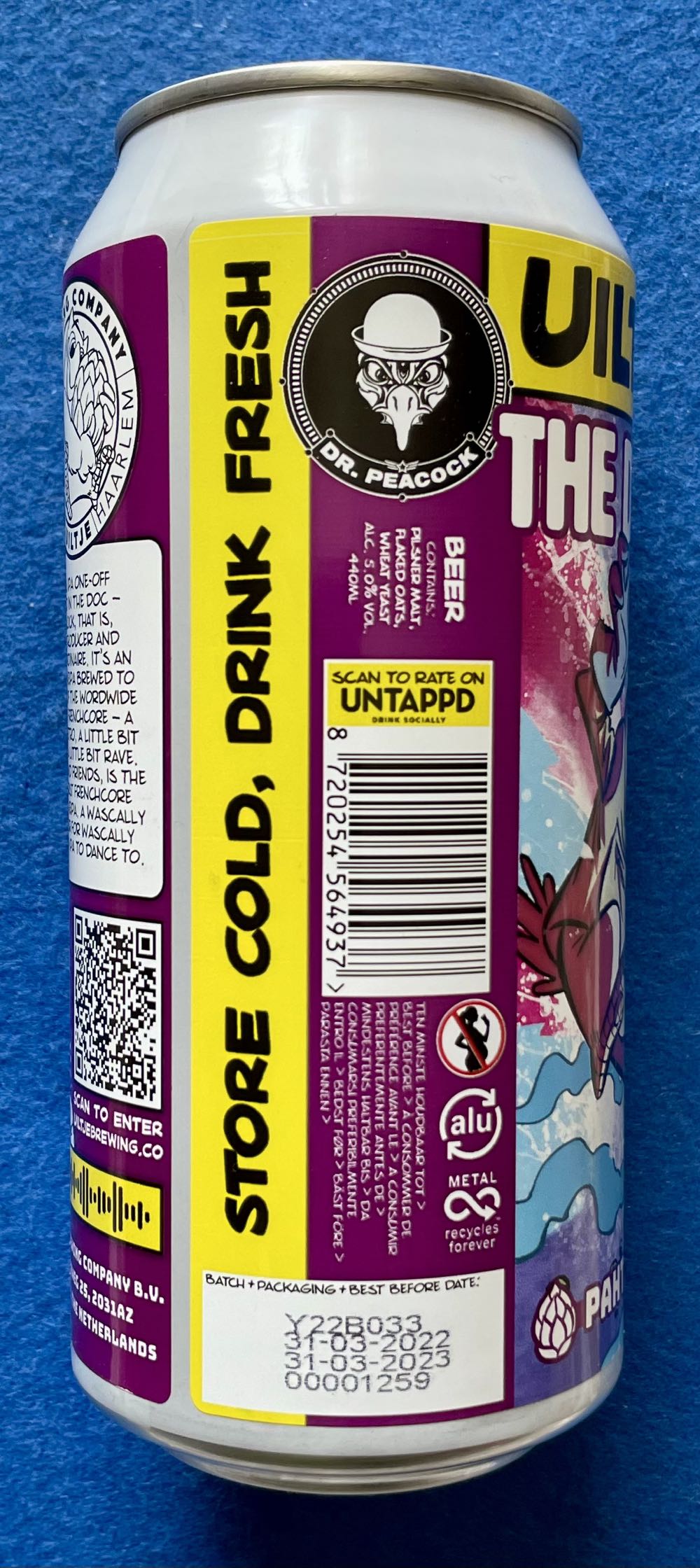 The Docs Medicine - Uiltje Brewing Company (440 mL) alcohol collectible [Barcode 8720254564937] - Main Image 4