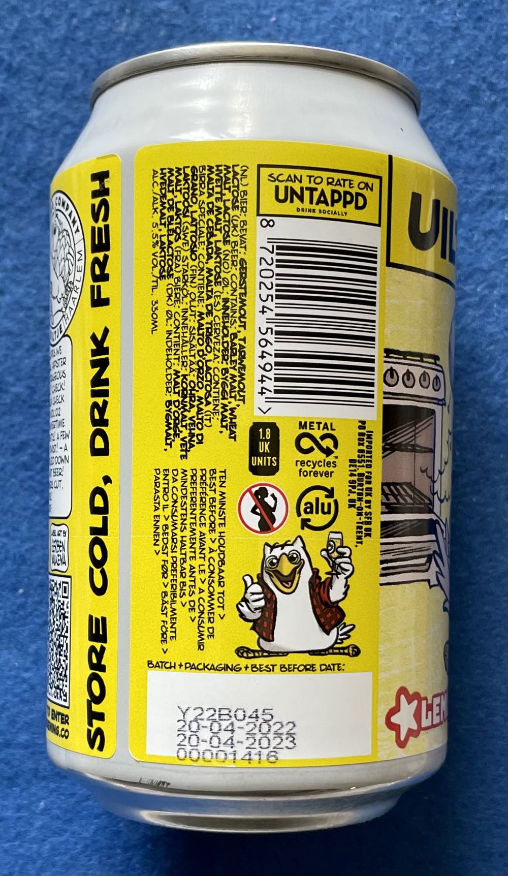 Grandma’s Cooking Recipes Vol.2 - Uiltje Brewing Company (330 mL) alcohol collectible [Barcode 8720254564944] - Main Image 4