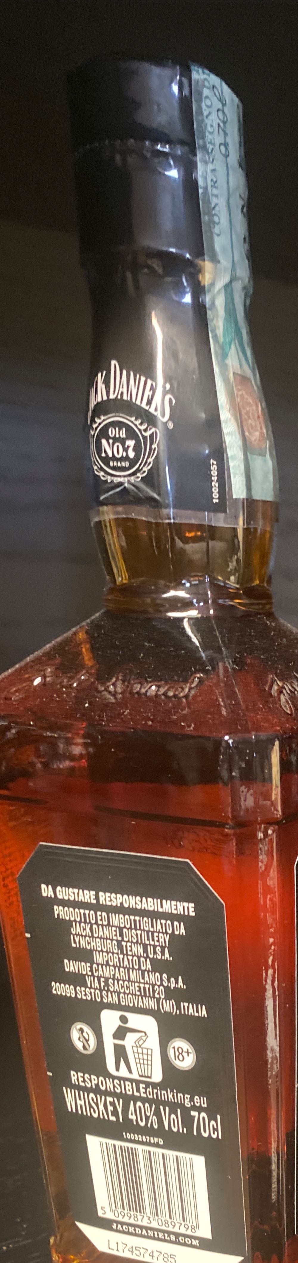 Black Label - 70cl - Jack Daniel’s Distillery, Lynchburg, TN (700 mL) alcohol collectible [Barcode 5099873089798] - Main Image 3