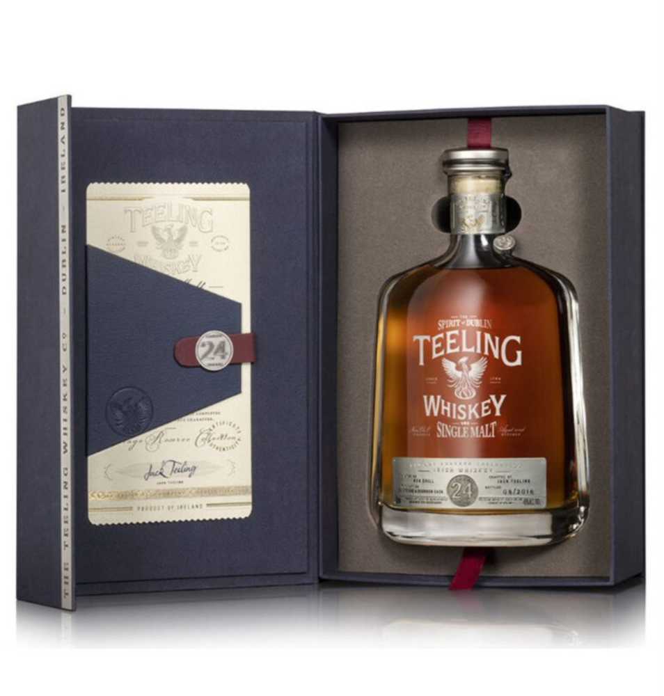 Teeling 24 Year Old Vintage Reserve Collection - The Teeling Whiskey Co. (750 mL) alcohol collectible [Barcode 720815280434] - Main Image 2