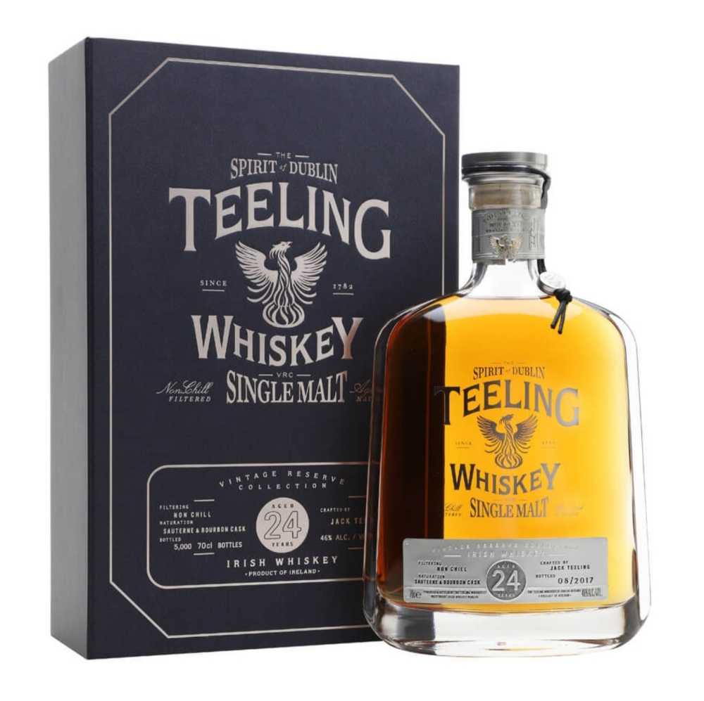Teeling 24 Year Old Vintage Reserve Collection - The Teeling Whiskey Co. (750 mL) alcohol collectible [Barcode 720815280434] - Main Image 3