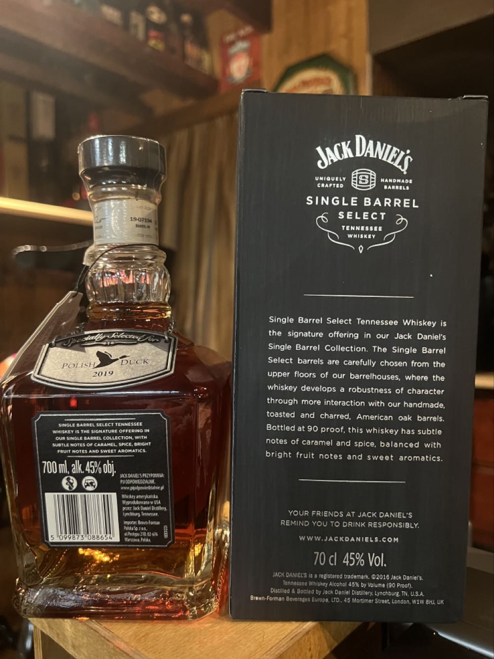 Polish Duck 2019 No Box - Jack Daniel’s Distillery, Lynchburg, TN (700 mL) alcohol collectible [Barcode 5099873088654] - Main Image 3