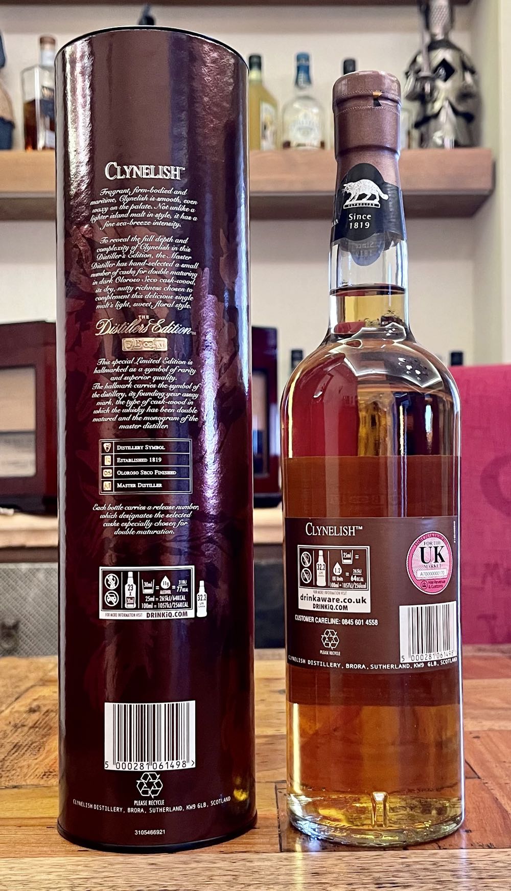 CLYNELISH 15y Distillers Edition Limited Edition - Clynelish Distillery (700 mL) alcohol collectible [Barcode 5000281061498] - Main Image 2