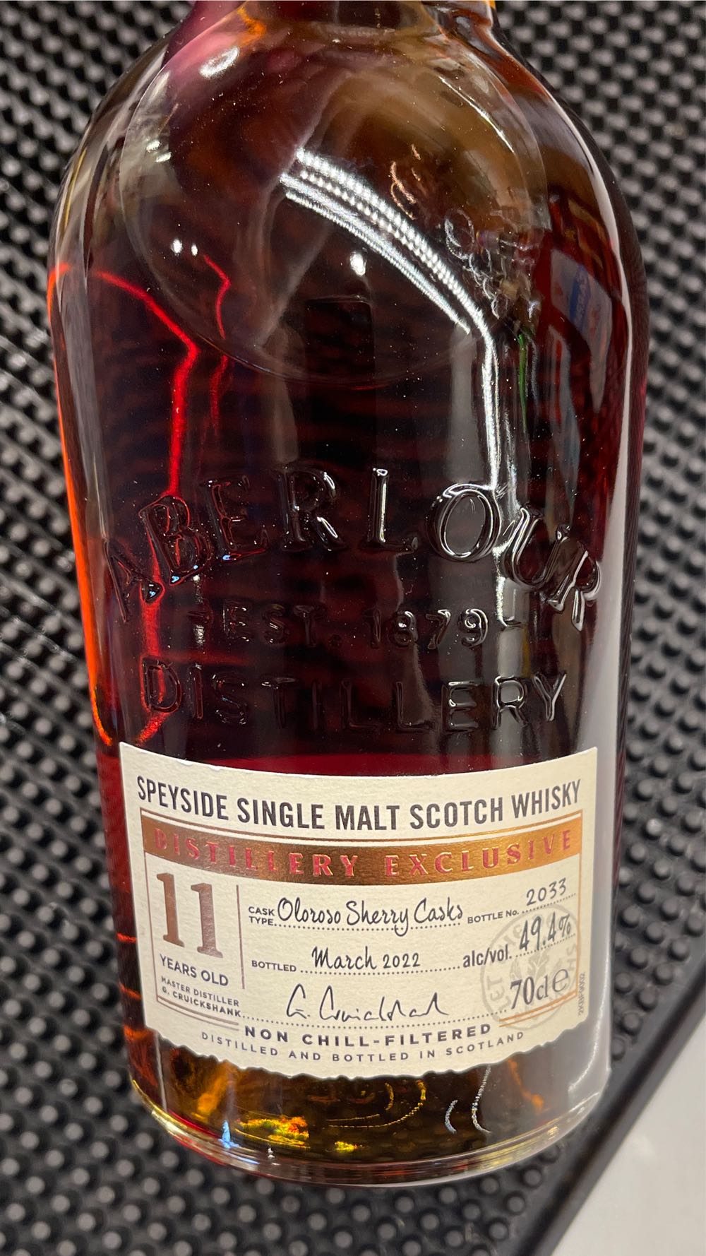 Aberlour 11 Year Distillery Exclusive - Aberlour alcohol collectible [Barcode 5000299632857] - Main Image 1