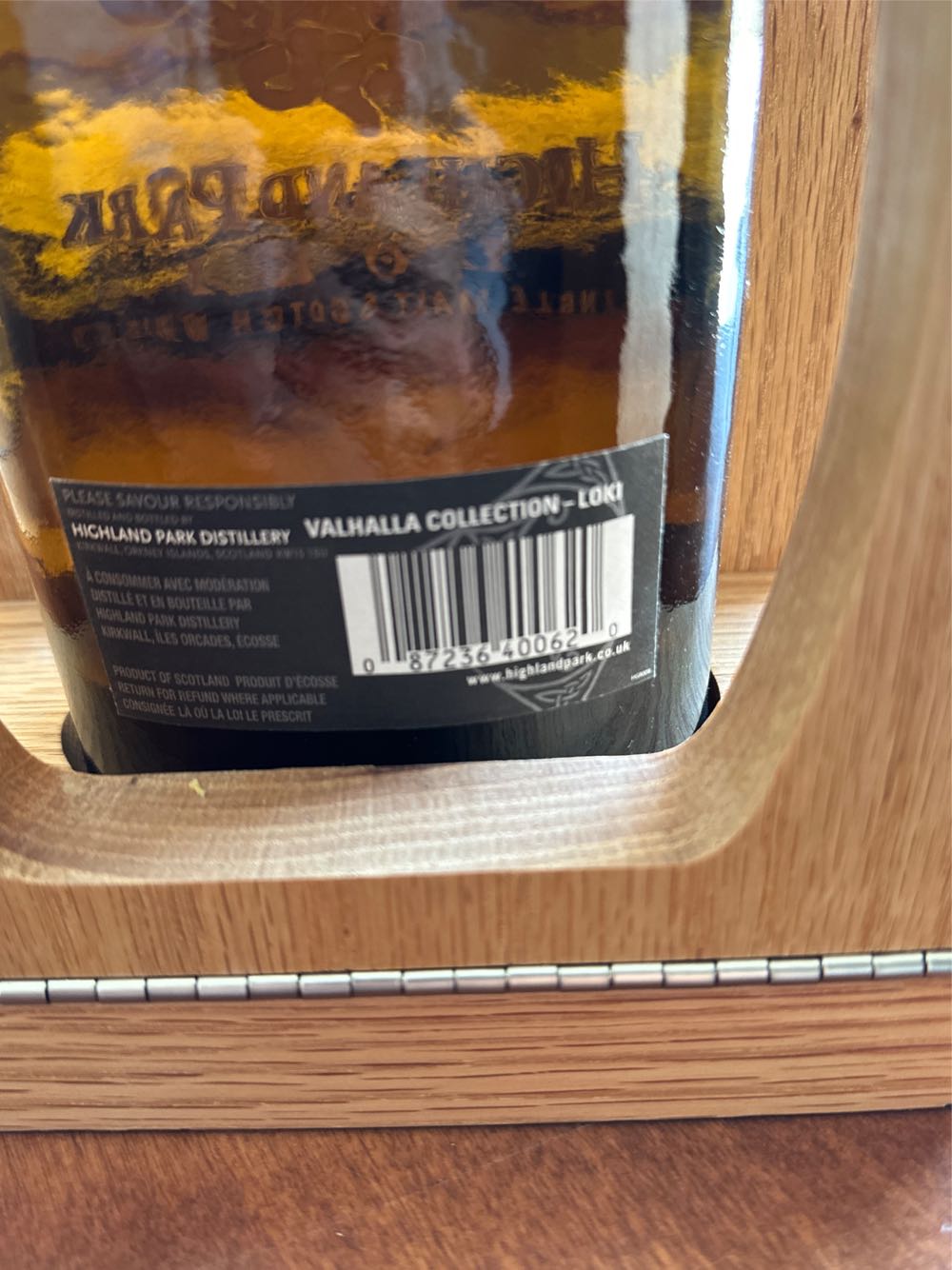 Highland Park Loki - Highland Park Distillery (750 mL) alcohol collectible [Barcode 087236400620] - Main Image 2