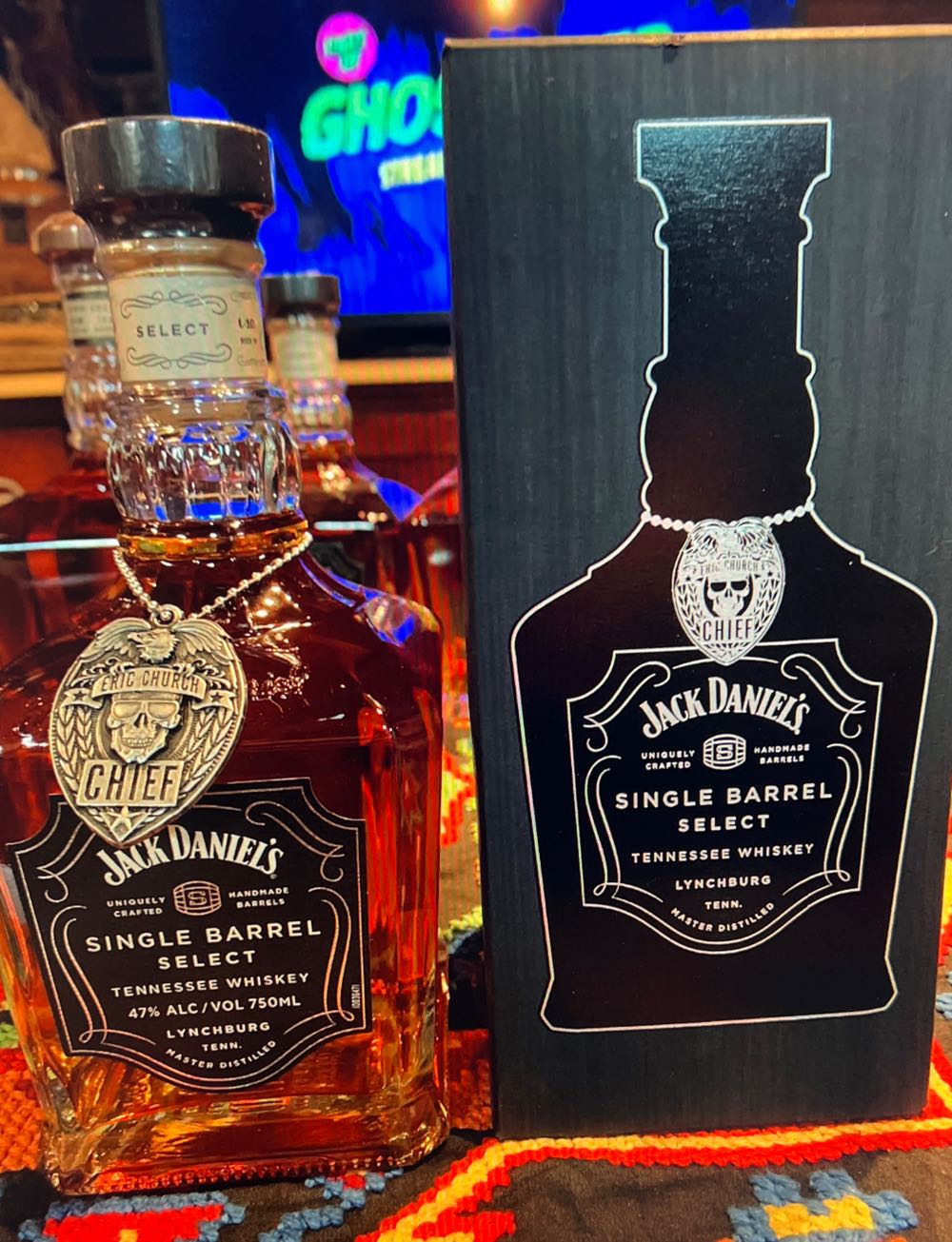 Eric Church 2022 Plain Bottle - Jack Daniel’s Distillery, Lynchburg, TN (750 mL) alcohol collectible [Barcode 082184087008] - Main Image 4