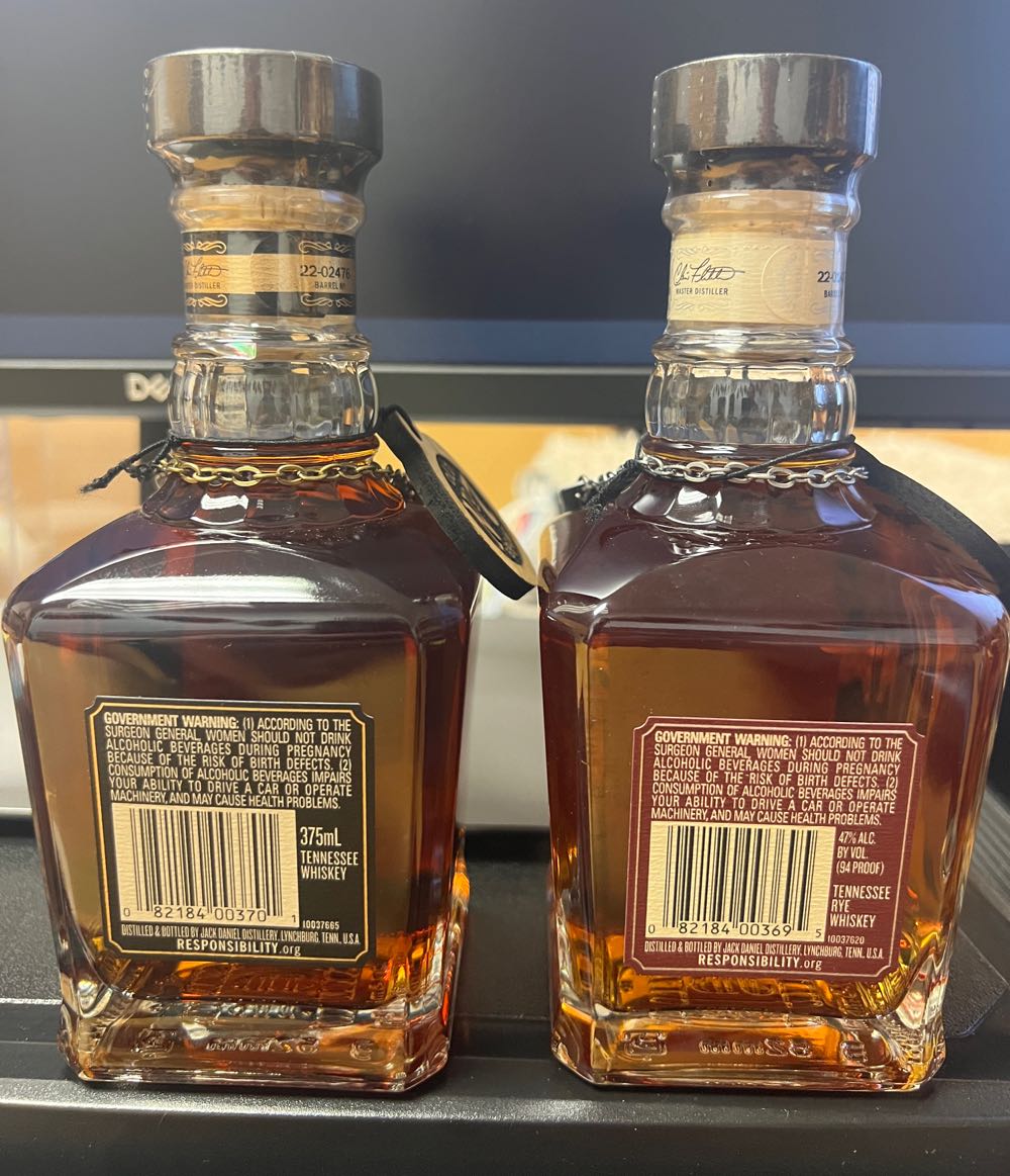 Specially Selected 2 Bottles - Jack Daniel’s Distillery, Lynchburg, TN (375 mL) alcohol collectible - Main Image 2