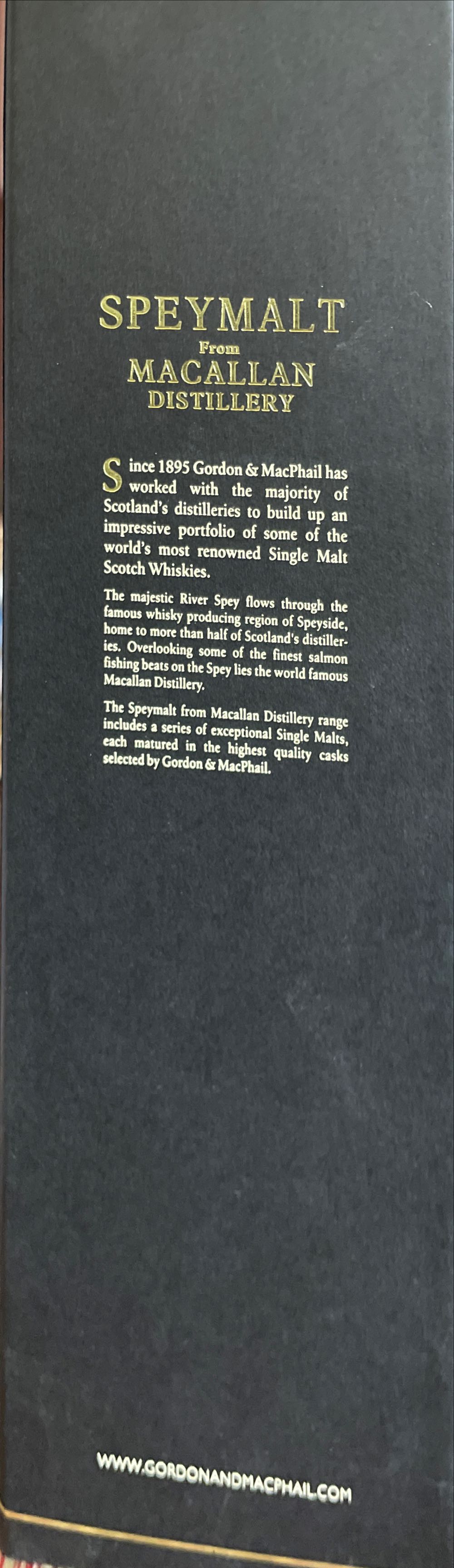Speymalt From Macallan Single Malt Scotch Whisky 750ml - Macallan Distillery (750 mL) alcohol collectible [Barcode 747020877112] - Main Image 2