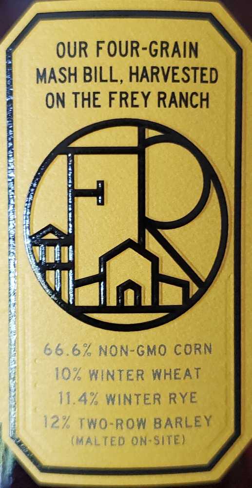 Frey Ranch Straight Bourbon Whiskey - Frey Ranch Farmers + Distillers (750 mL) alcohol collectible [Barcode 891211002309] - Main Image 4