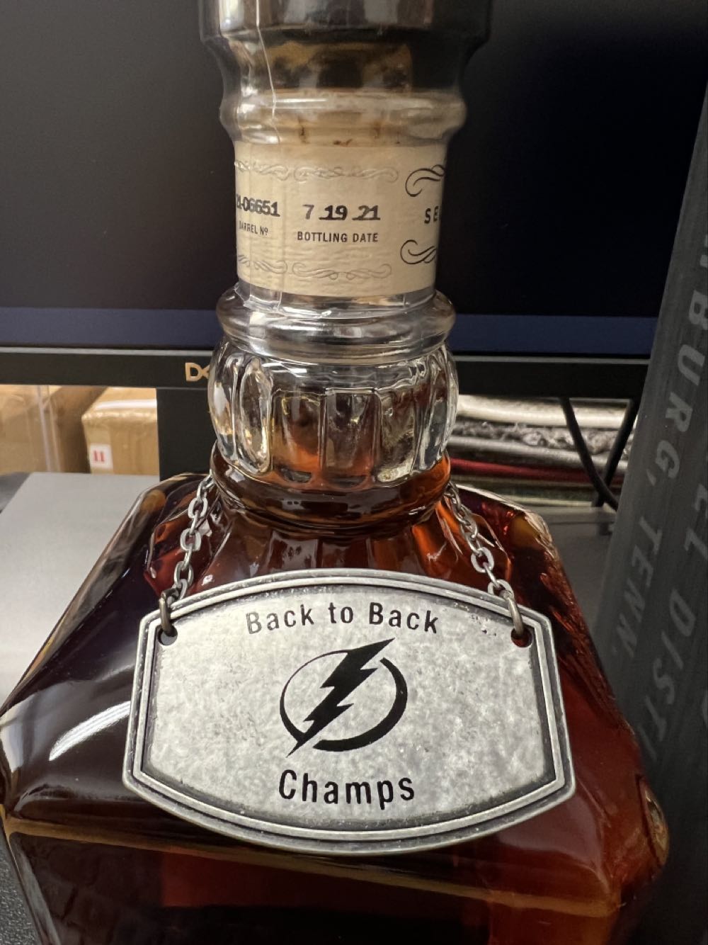 Back To Back Champions 2021 - Jack Daniel’s Distillery, Lynchburg, TN (750 mL) alcohol collectible [Barcode 082184004289] - Main Image 4