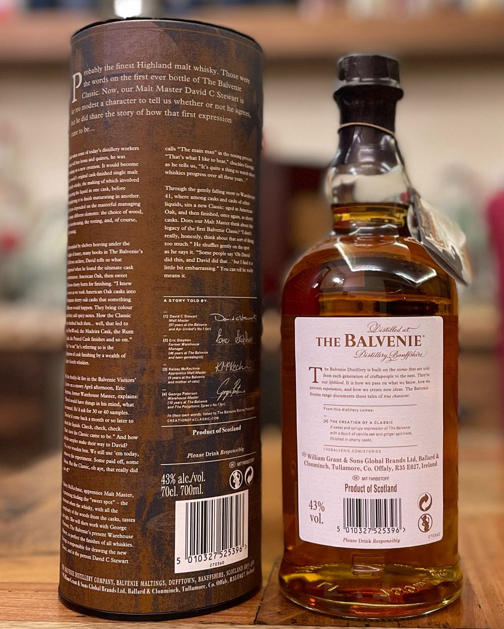 BALVENIE The Creation Of A Classic Single Malt Scotch Whisky - The Balvenie Distillery (700 mL) alcohol collectible [Barcode 5010327525396] - Main Image 2