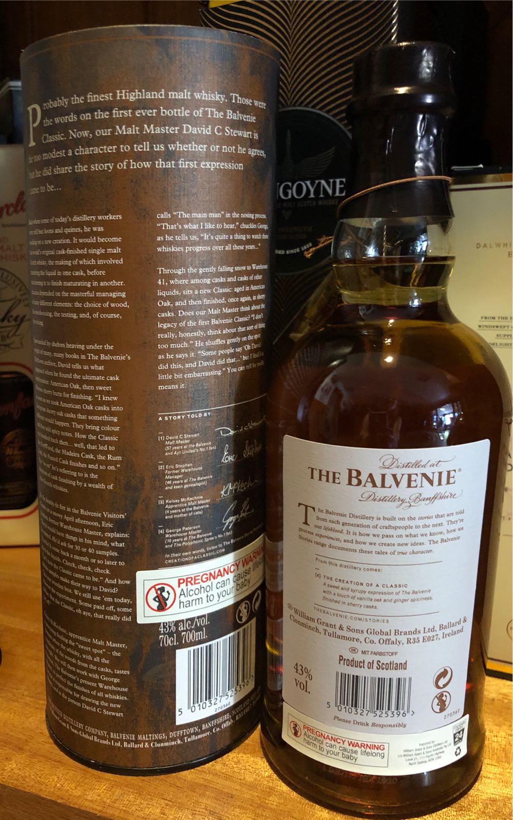 BALVENIE The Creation Of A Classic Single Malt Scotch Whisky - The Balvenie Distillery (700 mL) alcohol collectible [Barcode 5010327525396] - Main Image 4