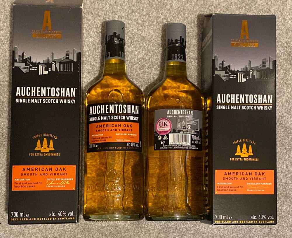 Auchentoshan American Oak - Auchentoshan Distillery (700 mL) alcohol collectible [Barcode 5010496005521] - Main Image 2
