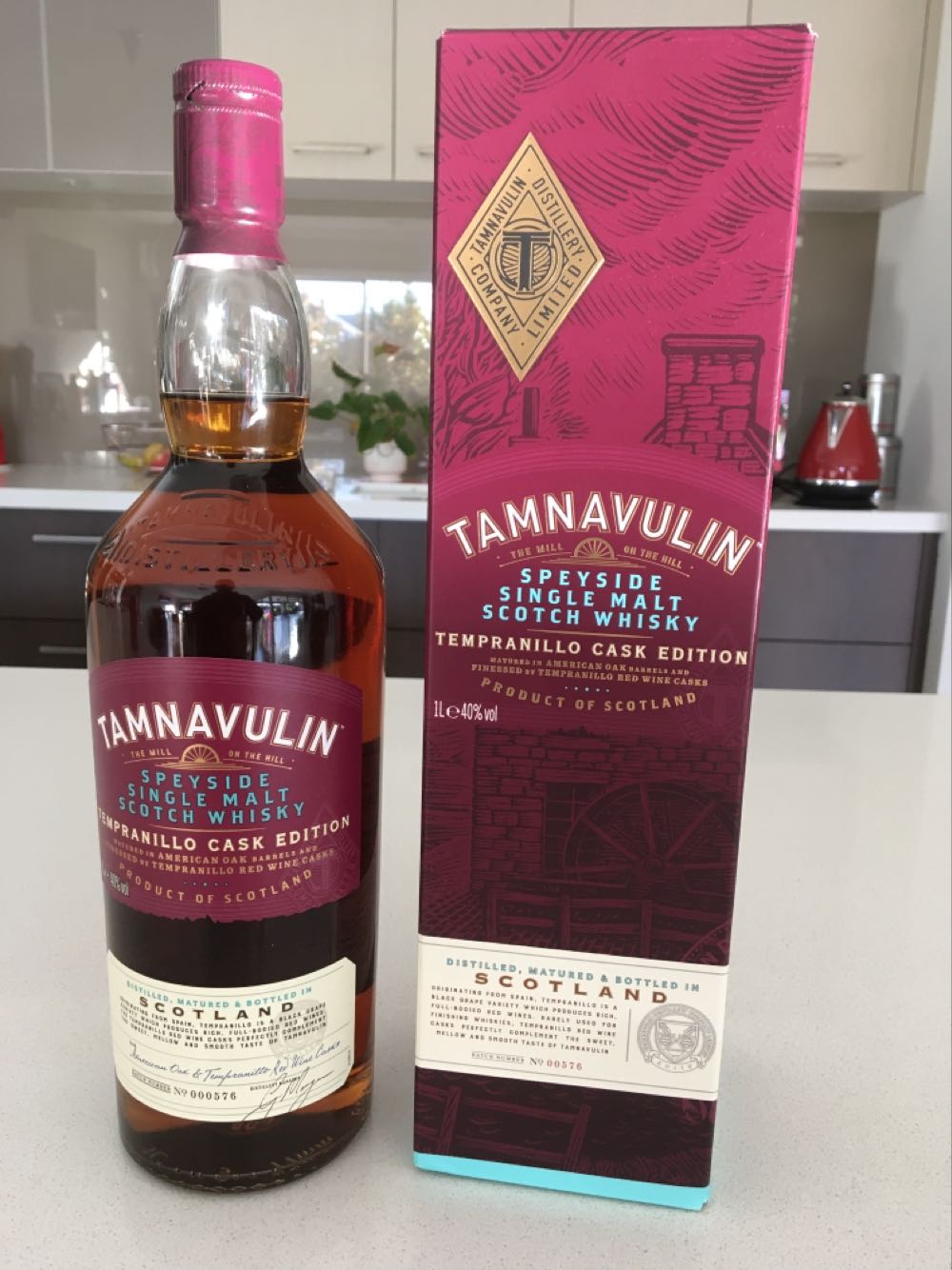 Tamnavulin Cask 1ltr Single Malt Whisky Tamnavulin Tempranillo Cask Edition  alcohol collectible [Barcode 5013967013759] - Main Image 2