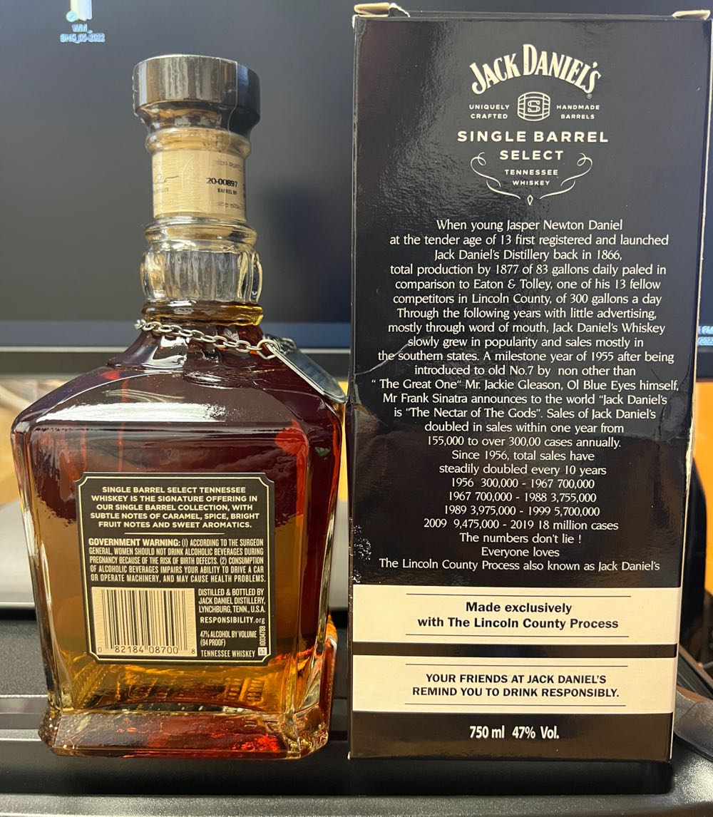 US Collectors Tribute To The Distillery - Jack Daniel’s Distillery, Lynchburg, TN (750 mL) alcohol collectible [Barcode 082184087008] - Main Image 3