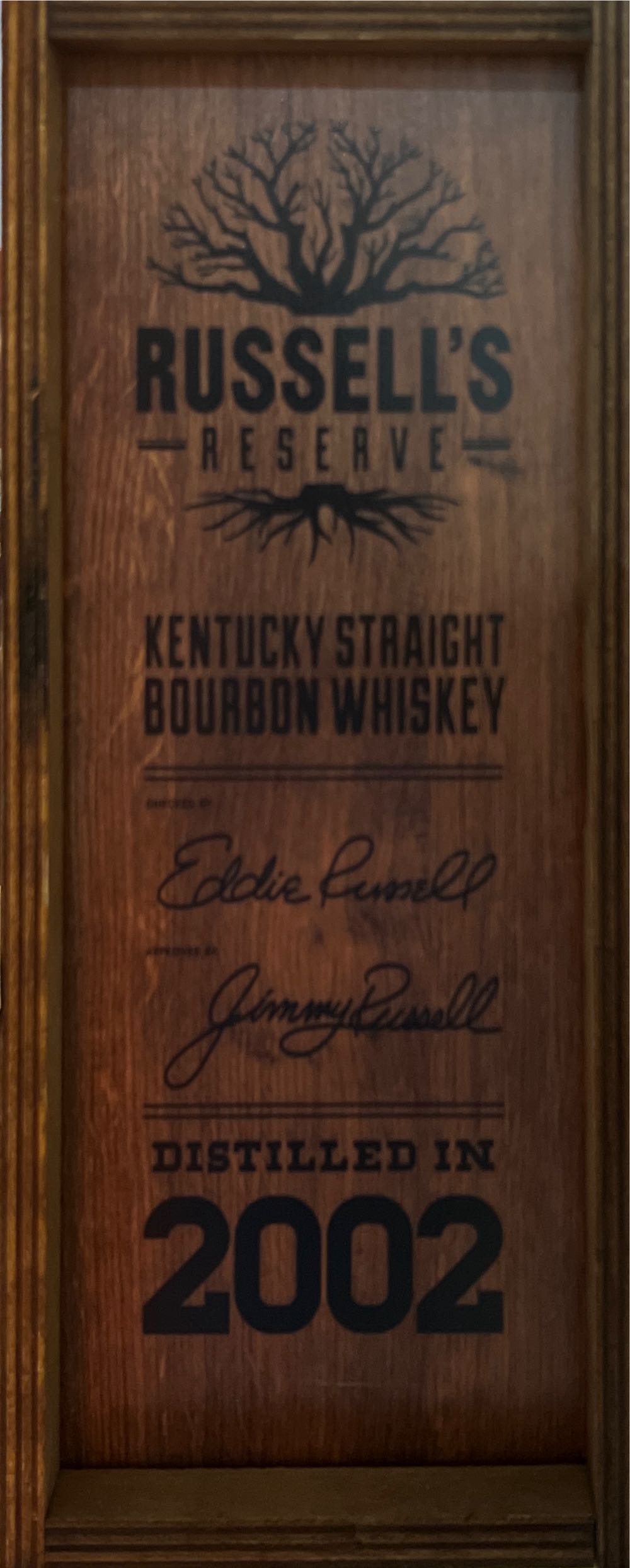 Russell’s Reserve 2002 - Wild Turkey (750 mL) alcohol collectible - Main Image 3