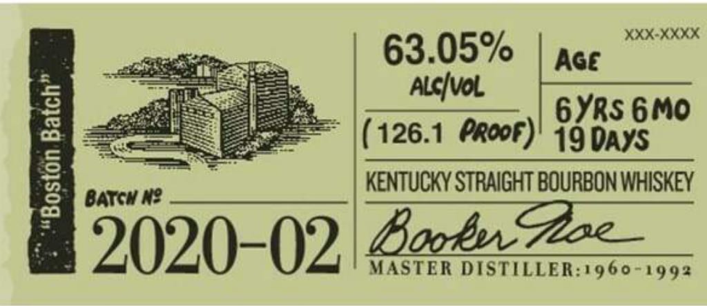 Booker’s 2020-02 Boston Batch - James B. Beam Distilling Co. (750mL) alcohol collectible - Main Image 2