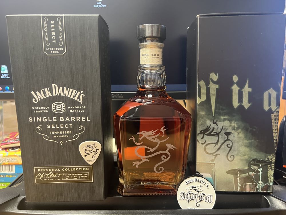 Sick Of It All Band 2021 - Jack Daniel’s Distillery, Lynchburg, TN (750 mL) alcohol collectible [Barcode 082184004289] - Main Image 2