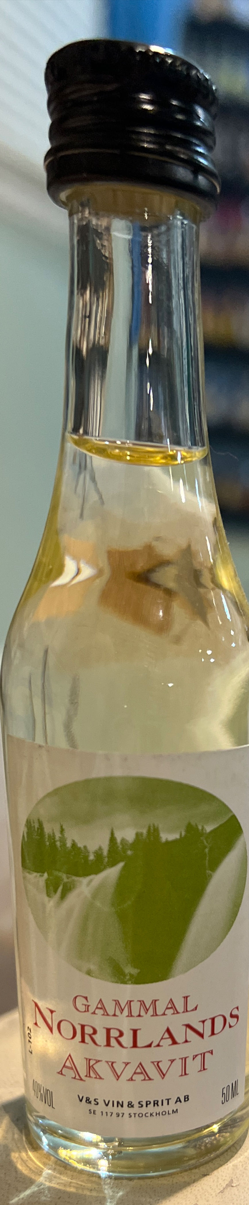Gammal Norrlands Akvavit - V&S Vin & Spirit AB (50 mL) alcohol collectible - Main Image 2