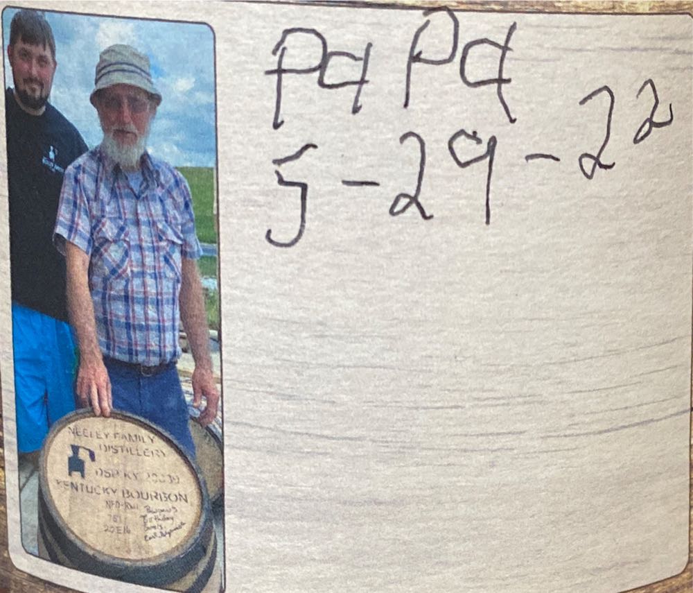 Paw Paw’s Birthday Barrel Sweet Thumped - Neeley Family Distillery (750 mL) alcohol collectible - Main Image 3