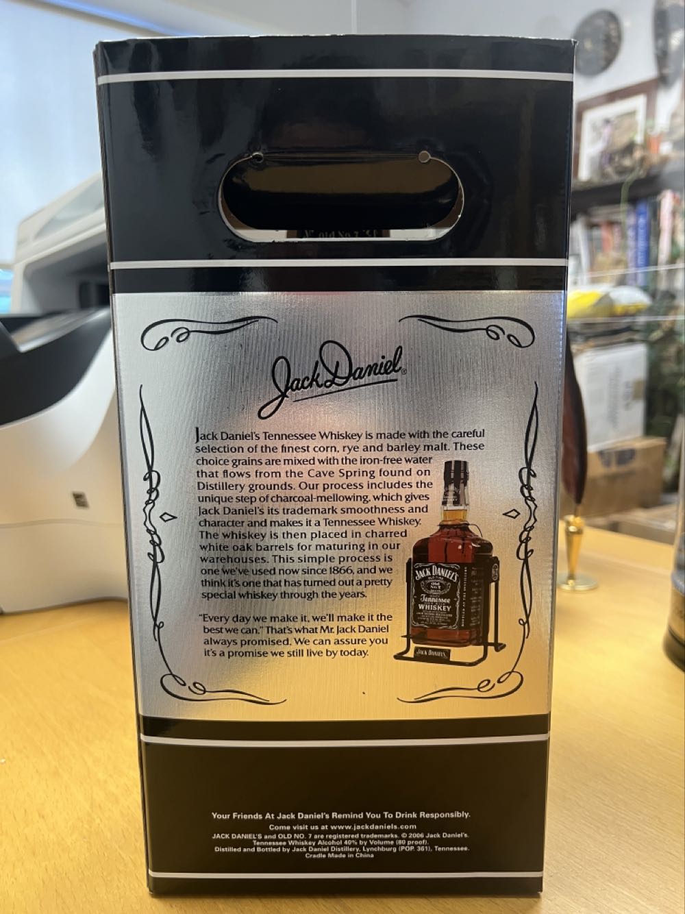 Cradle Gift Set 1.75 L - Jack Daniel’s Distillery, Lynchburg, TN alcohol collectible - Main Image 3