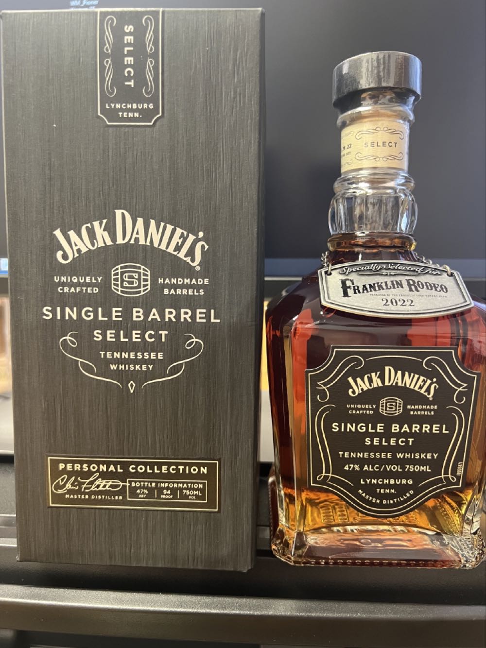 Franklin Rodeo 2022 - Jack Daniel’s Distillery, Lynchburg, TN (750 mL) alcohol collectible [Barcode 082184004289] - Main Image 2