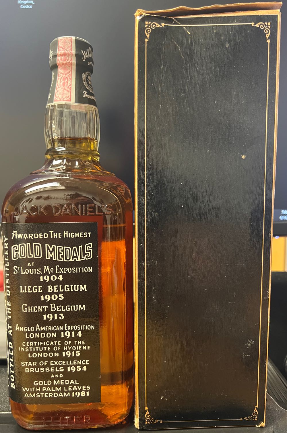 Black Label 1988 1 L Box - Jack Daniel’s Distillery, Lynchburg, TN (1 L) alcohol collectible - Main Image 4