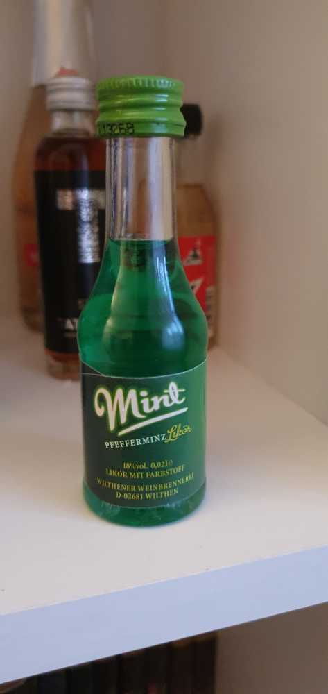 Mint Pfefferminz Likor Wilthener - Wilthener (0.02 L) alcohol collectible [Barcode 4012429079600] - Main Image 2