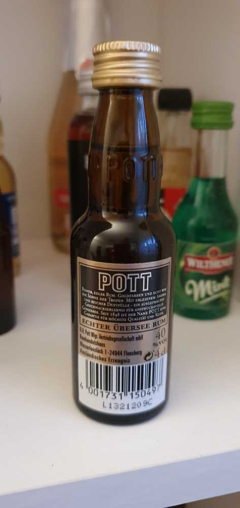 Pott Classic - Pott (40 mL) alcohol collectible [Barcode 4001731150497] - Main Image 2