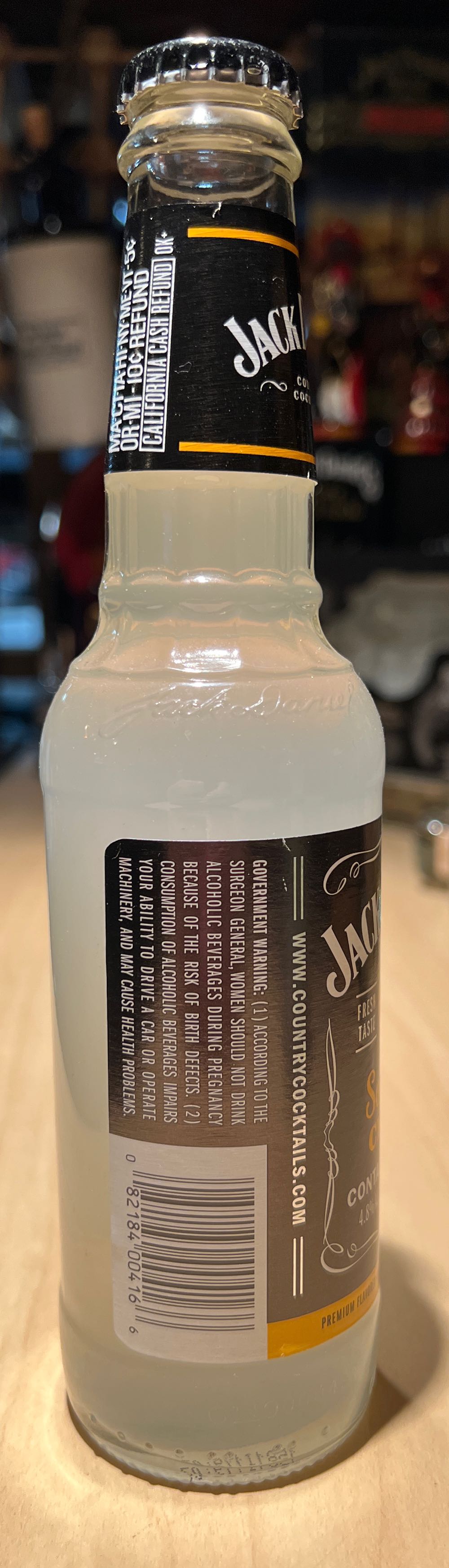 Southern Citrus - Jack Daniel’s Beverage Co. (10 FL OZ) alcohol collectible [Barcode 082184004166] - Main Image 3