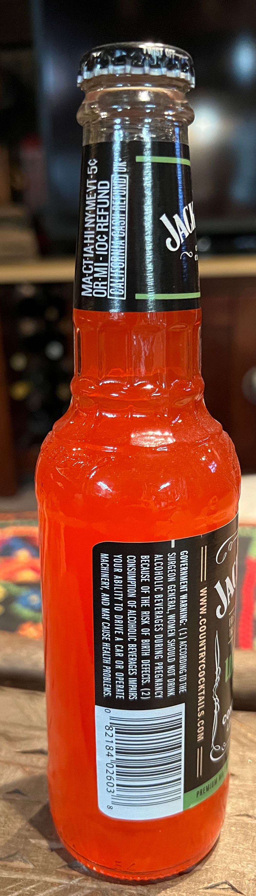 Watermelon Spike - Jack Daniel’s Beverage Co. (10 FL OZ) alcohol collectible [Barcode 082184026038] - Main Image 2