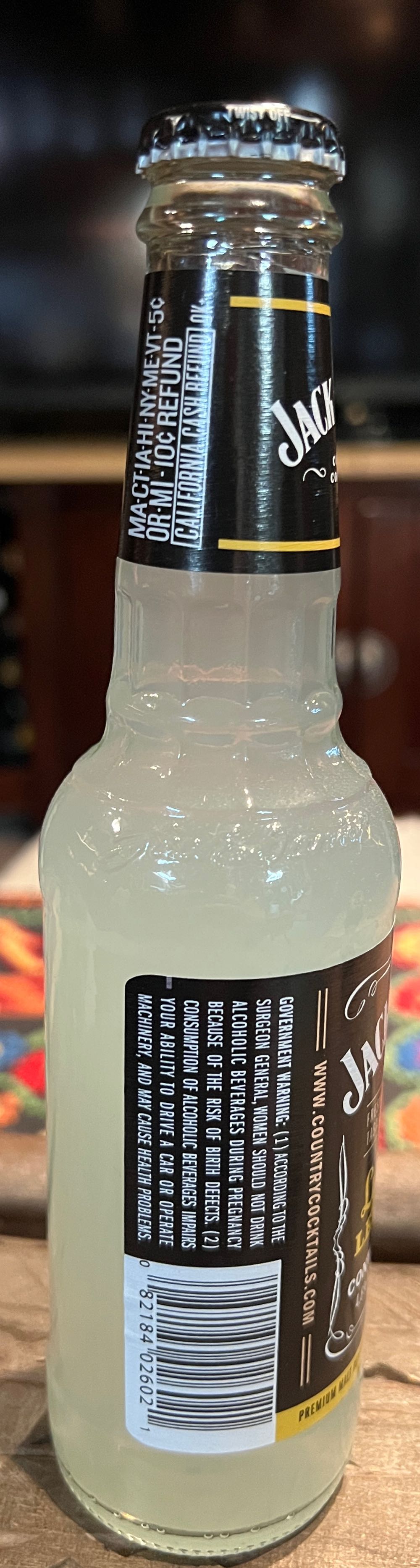 Lynchburg Lemonade - Jack Daniel’s Beverage Co. (10 FL OZ) alcohol collectible [Barcode 082184026021] - Main Image 2