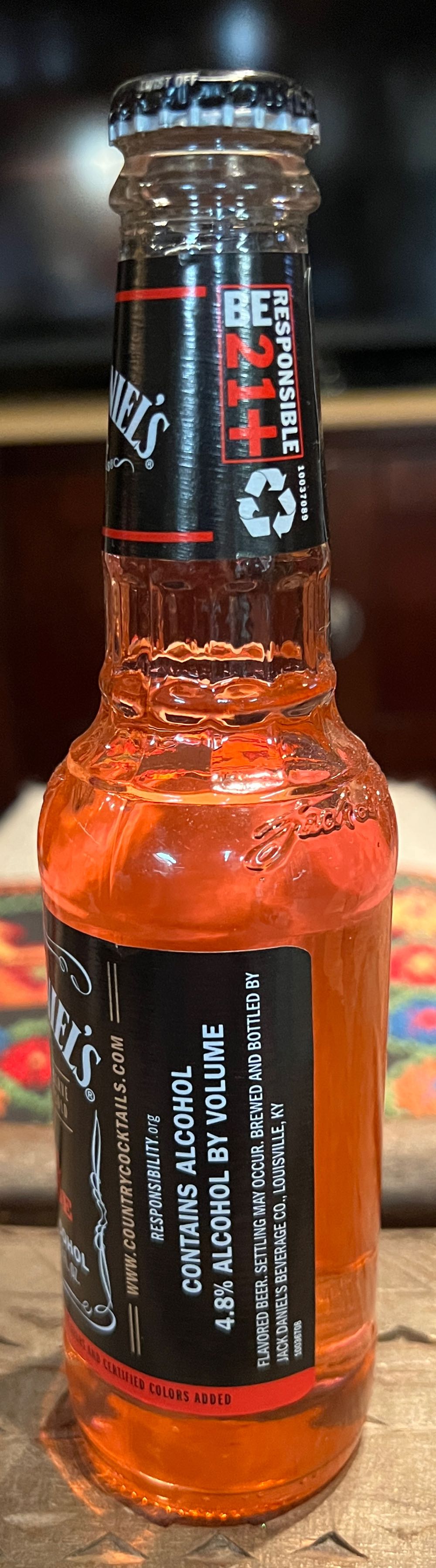 Cherry Limeade - Jack Daniel’s Distillery, Lynchburg, TN (10 FL OZ) alcohol collectible [Barcode 082184064931] - Main Image 3
