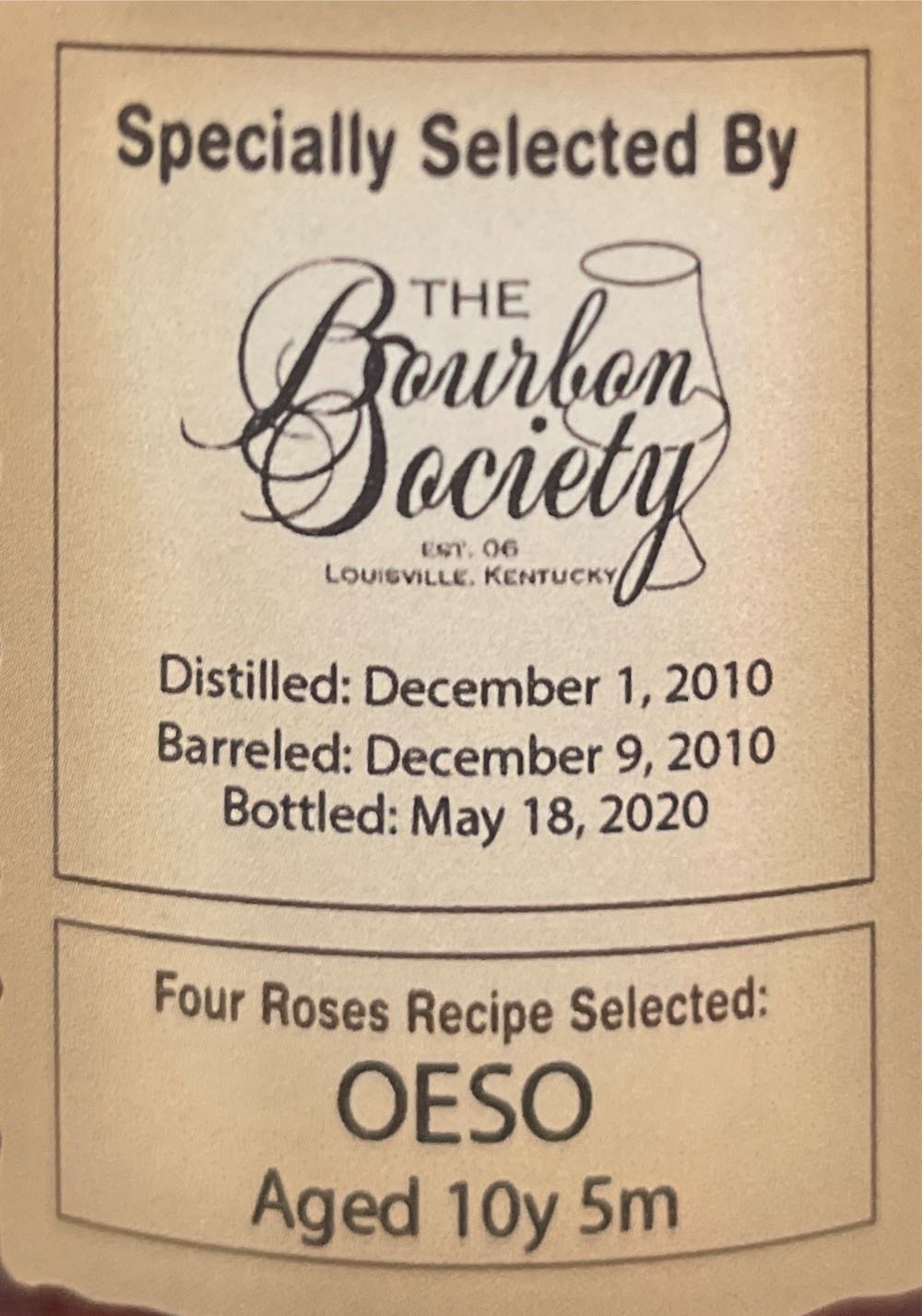 Four Roses Barrel Strength OESO - Four Roses (750 mL) alcohol collectible [Barcode 040063400294] - Main Image 2
