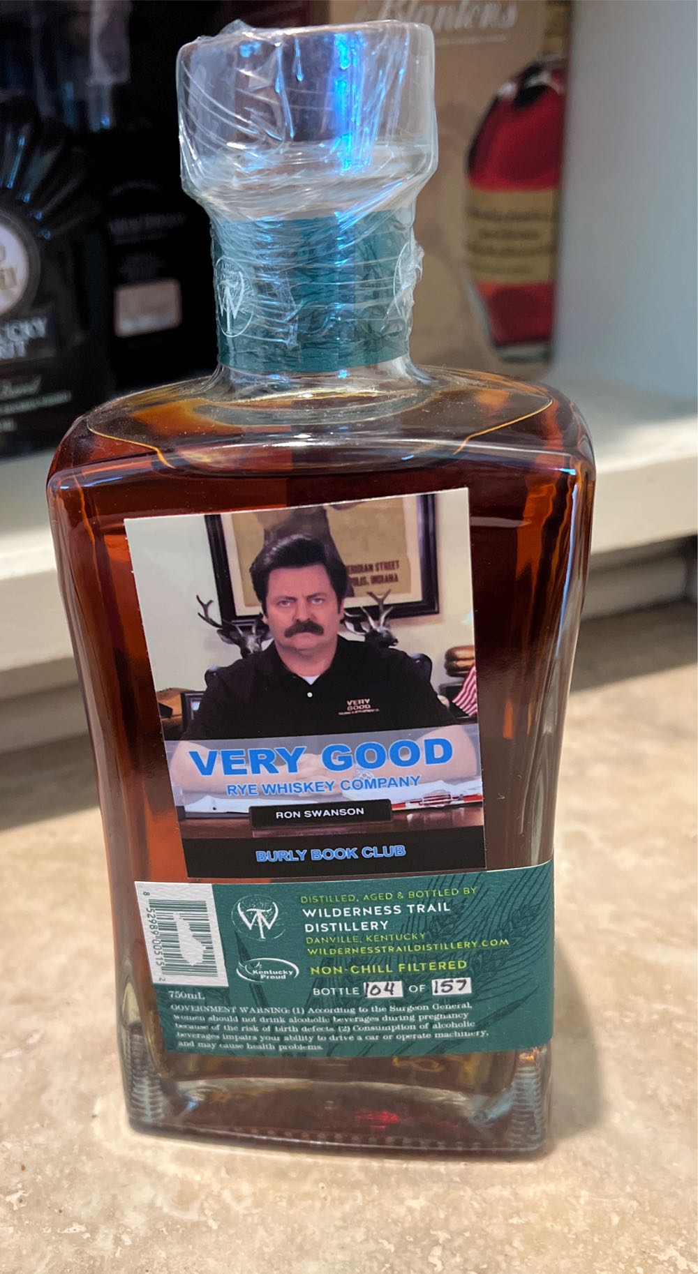 Wilderness Trail Rye (Very Good Pick) - Wilderness Trail Distillery (750 mL) alcohol collectible [Barcode 852989005152] - Main Image 2