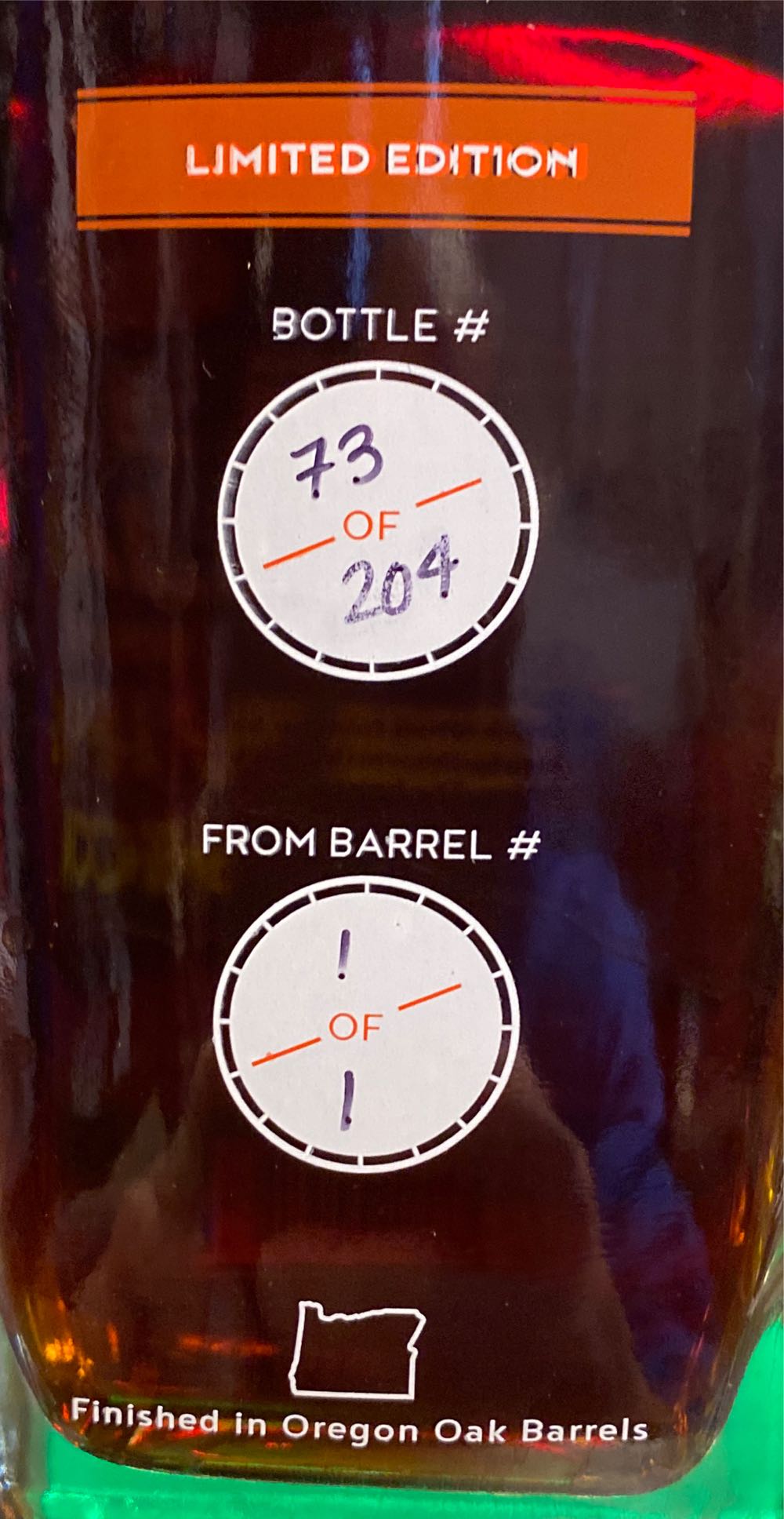 Rogue Spirits Rolling Thunder Stouted Whiskey 750ml - Rogue Spirits Distillery, Newport, OR (750 mL) alcohol collectible [Barcode 095301144171] - Main Image 3