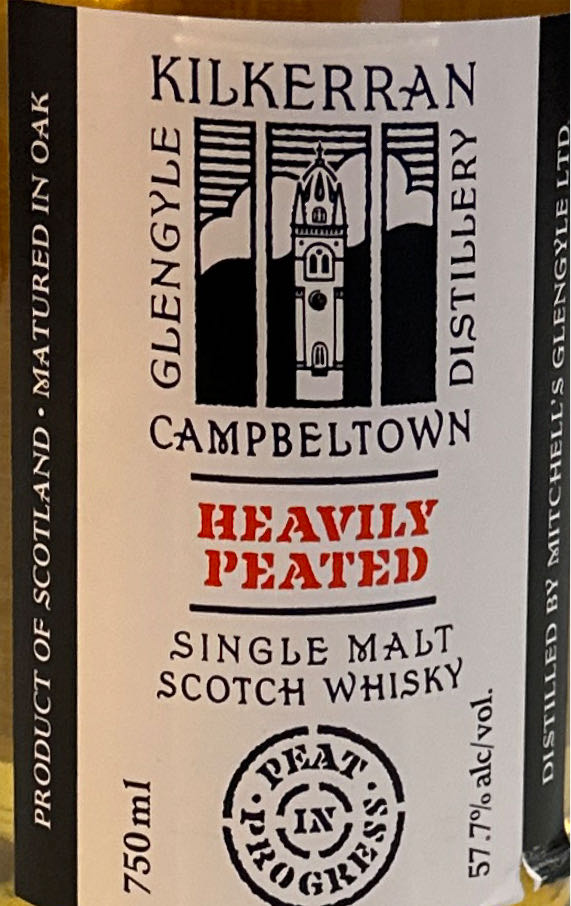 Kilkerran Heavily Single Malt Batch #5 - Kilkerran Glengyle Distillery (750 mL) alcohol collectible [Barcode 610854004972] - Main Image 2